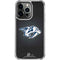 NHL Nashville Predators Black Background iPhone 15 Pro Clear Case
